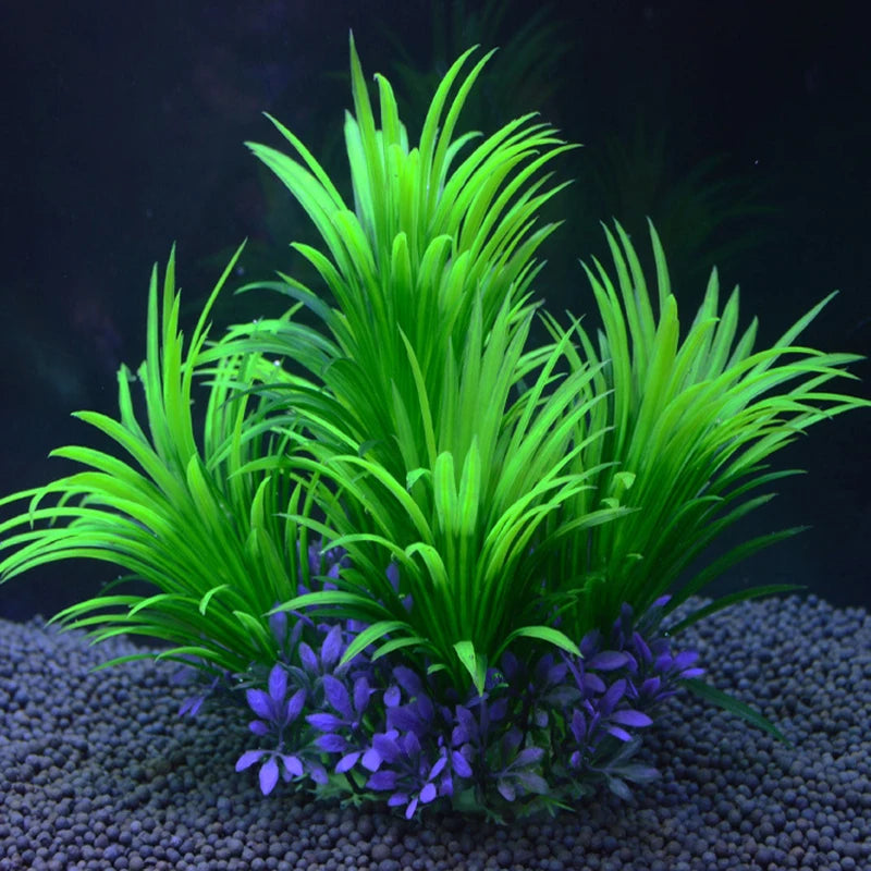 Realistic Artificial Aquarium Plants for Fish Tank Décor