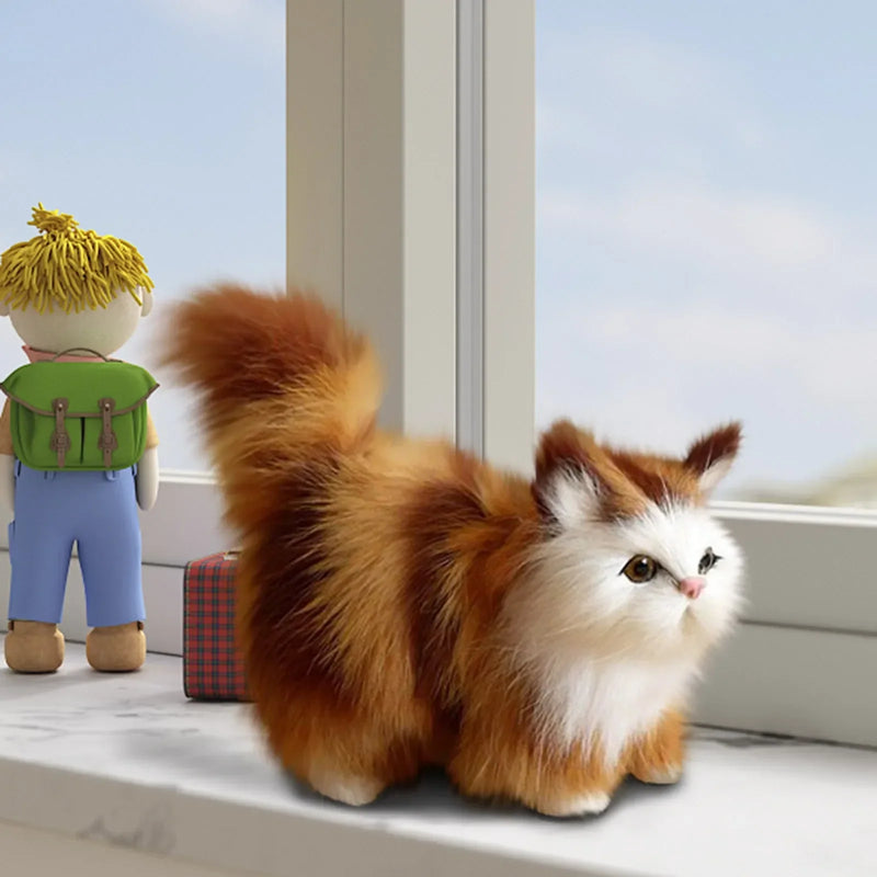 Peluche Chat Réaliste
