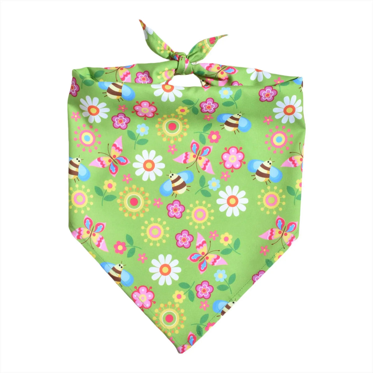 Floral Dog Bandanas with Adjustable Fit