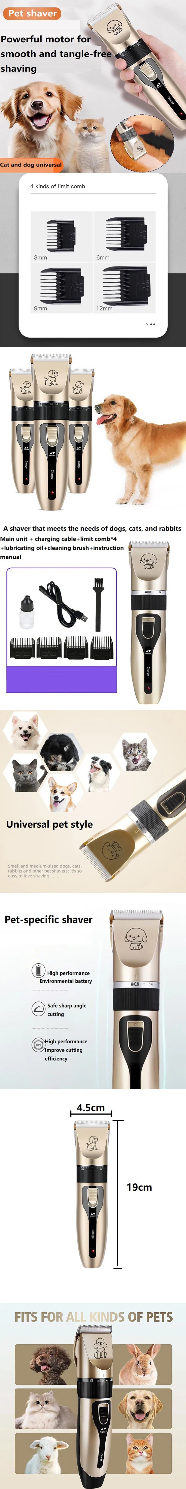 Professional Pet Hair Clipper for Dogs and Cats