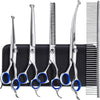 Stainless Steel Pet Grooming Kit with Safety Scissors