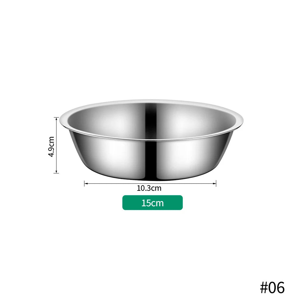 Stainless Steel Pet Food Bowl for Dogs and Cats