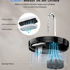 Automatic pet water fountain with filter cotton and sponge filters circulating clean water.