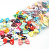 Pet Hair Bows with Elastic Bands (100-Pack)