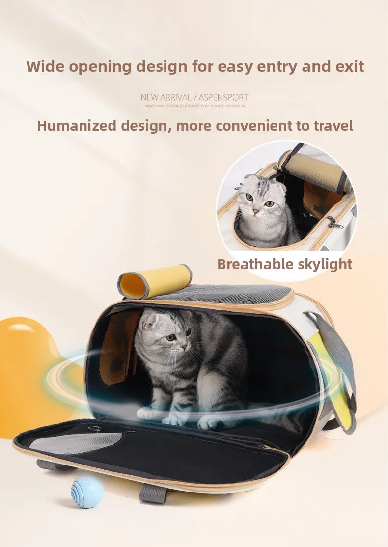 Transporteur léger pour chats et petits chiens