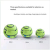 Tres tamaños de pelotas Petsound verdes para perros, con diámetros de 14cm, 11cm y 8.8cm.