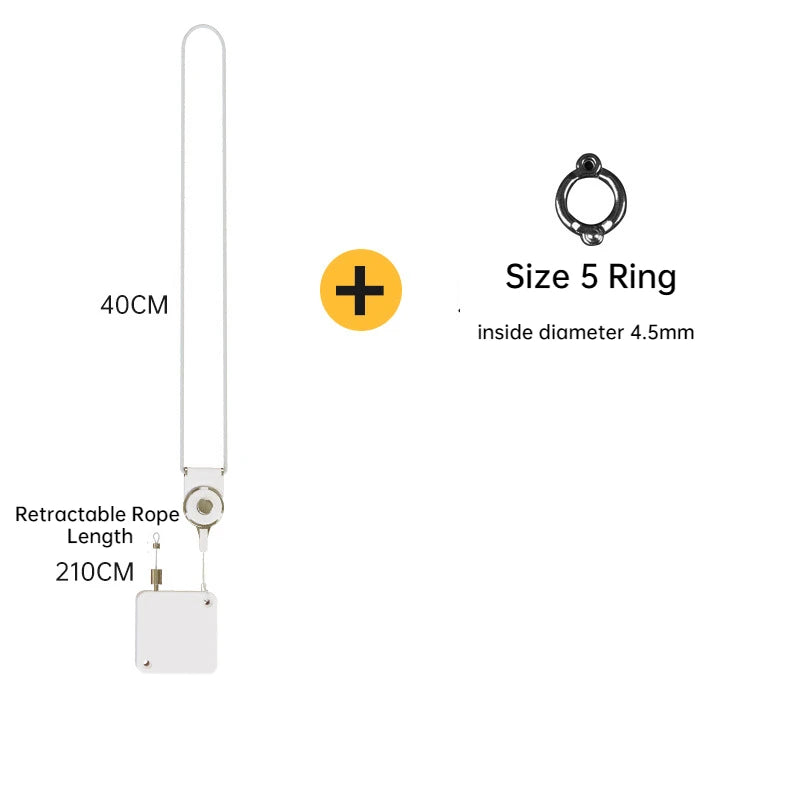 Ein ausziehbares Seilgeschirr mit 40 cm Länge und Größe 5 Ring zum Trainieren von Papageien.