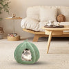 Lit pour chat en forme de citrouille d'Halloween