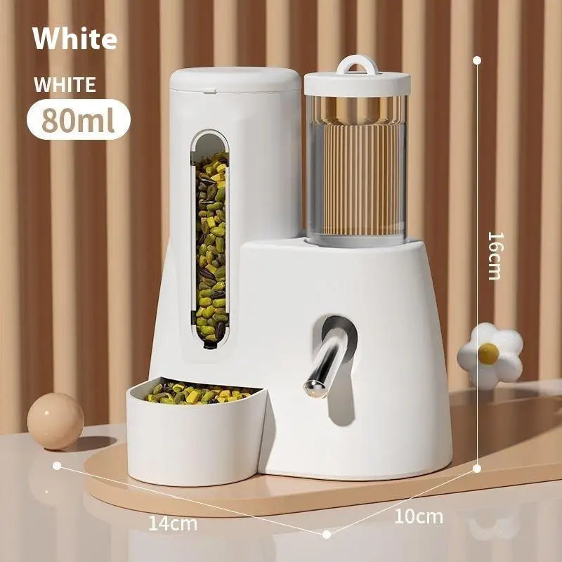 2-in-1 Automatic Hamster Feeder and Water Dispenser
