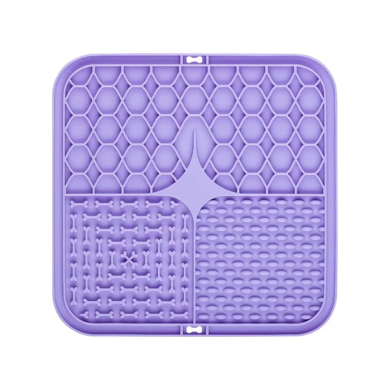 Dog Slow Feeder Silicone Mat for Training and Bath Distraction
