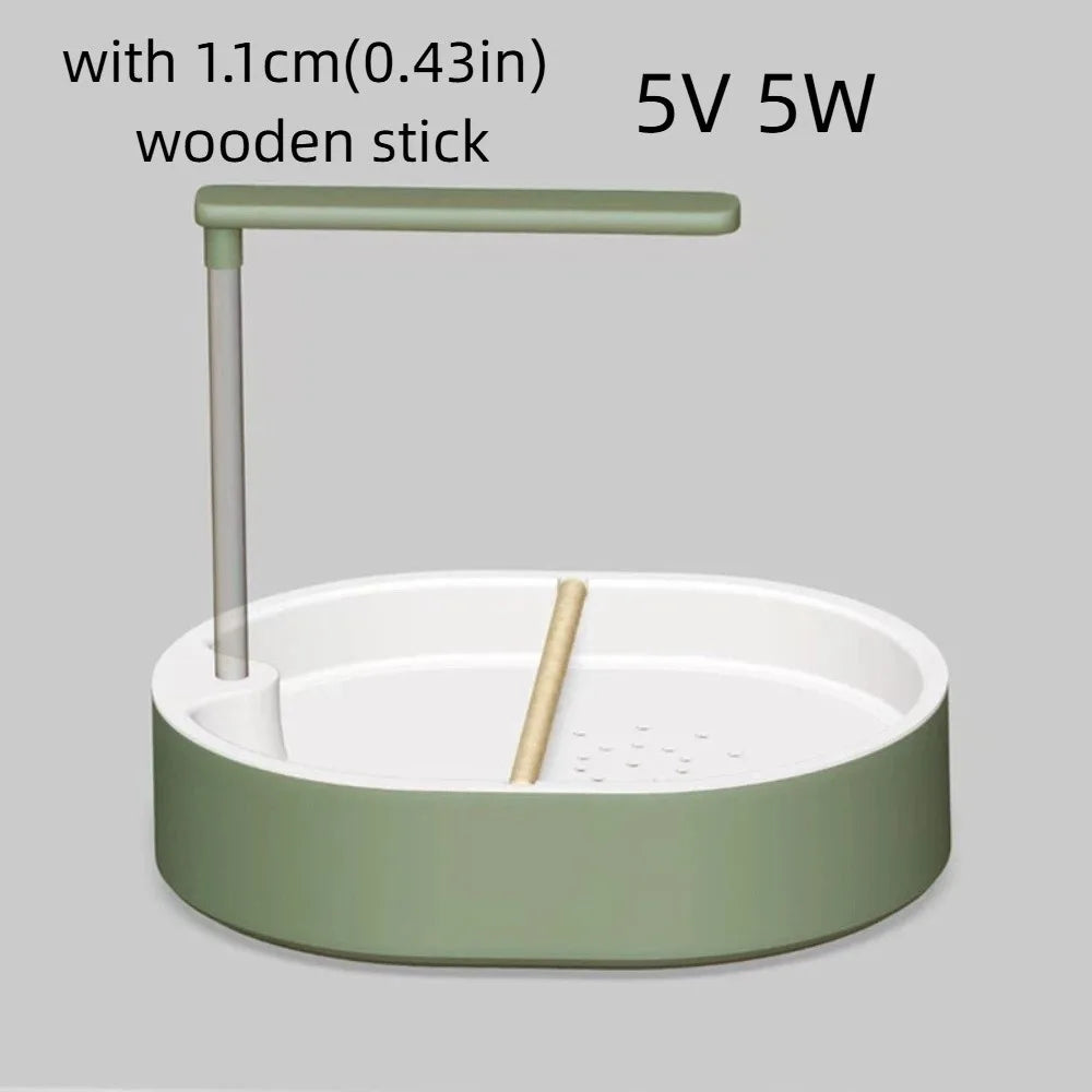 Automatic Circulating Bird Bath with Perch