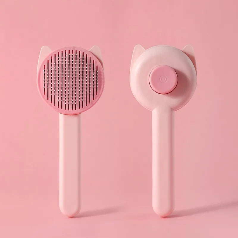 One-Key Pet Hair Removal Brush for Cats and Dogs