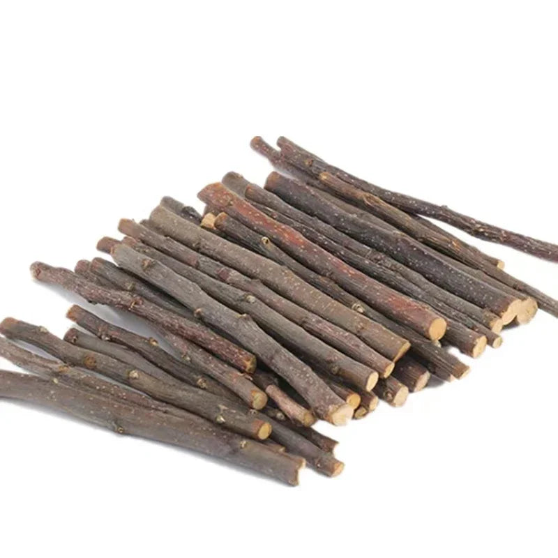 Palos de Masticar de Árbol de Manzana Natural para Mascotas Pequeñas
