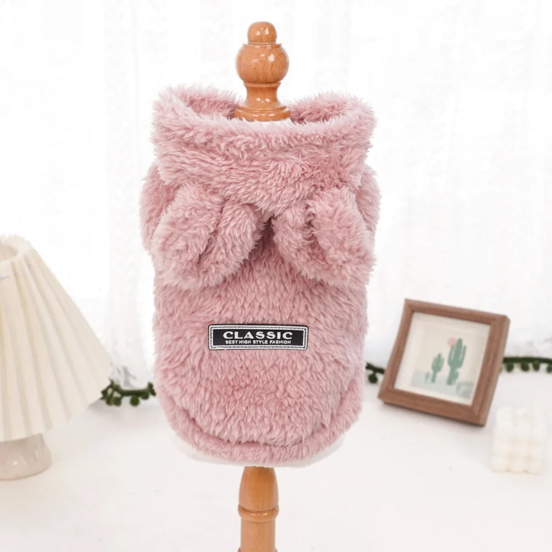 Sudadera de Felpa Suave para Perros y Gatos