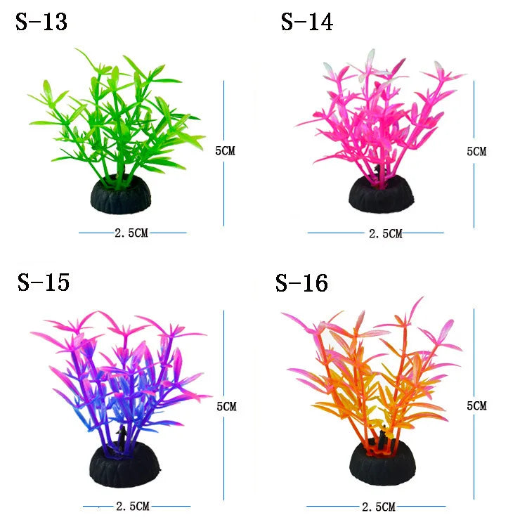 Künstliche Aquarium-Pflanzen aus PVC