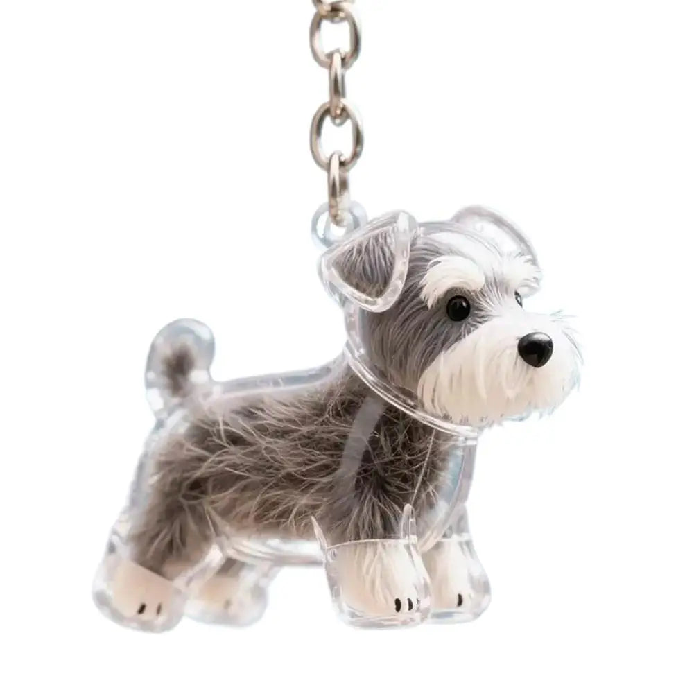 Pet Hair Keepsake Keychain – Memorial Pendant for Dog & Cat Fur