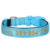 Personalisierte bestickte Nylon-Hundehalsband