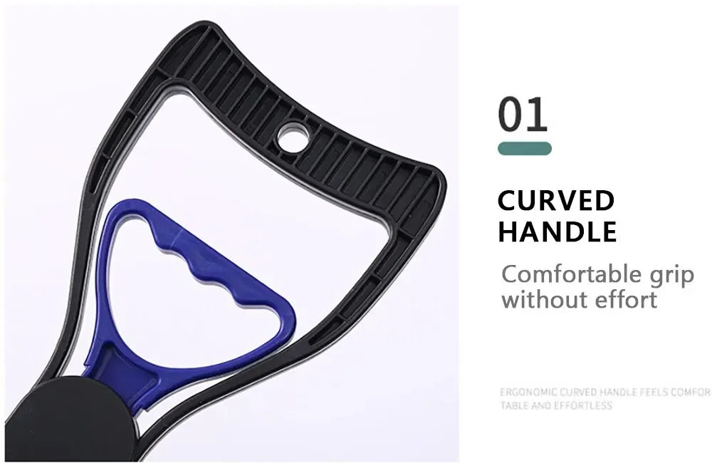 Long-Handle Dog Poop Scooper with Jaw Picker