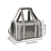 Transporteur pour animaux de compagnie souple et pliable pour chats & petits chiens