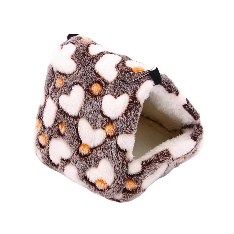 Cozy Plush Pet Nest with Secure Hanging Loop