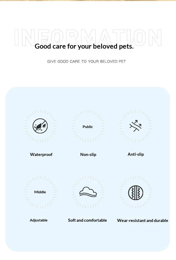 Waterproof Dog Boots with Anti-Slip Soles for Small Breeds