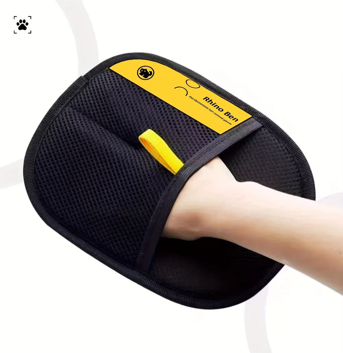 Double-Sided Pet Grooming Gloves for Effective Hair Removal