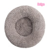 Lit Donut en Peluche Confortable pour Chat