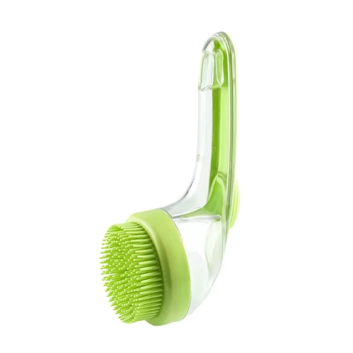 Long-Handle Pet Bathing Brush with Liquid Dispenser