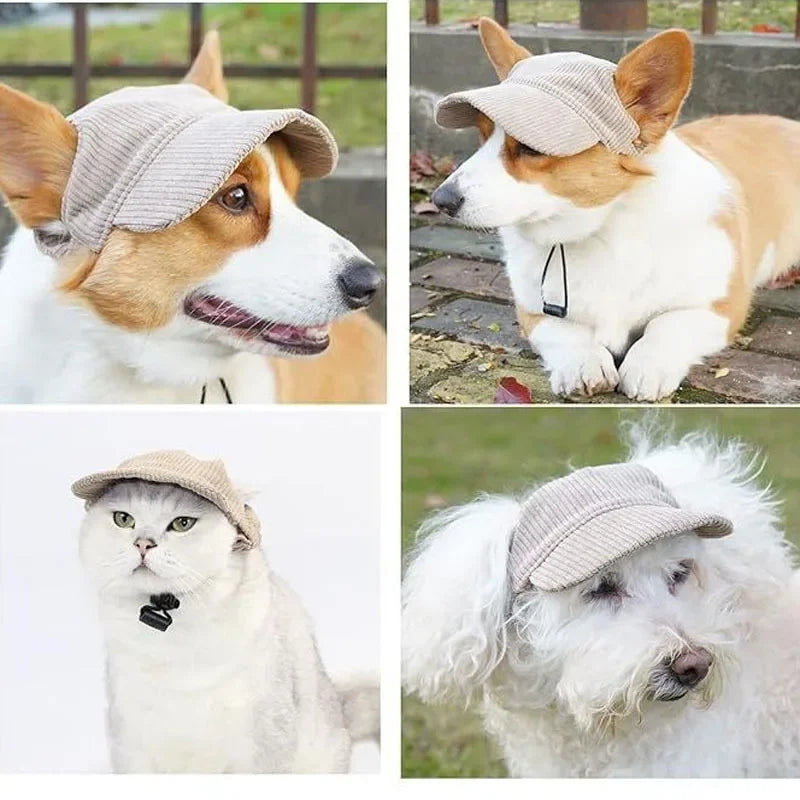 Adjustable Baseball Cap for Large Dogs – Comfortable Outdoor Pet Hat