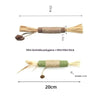 Natural Wooden Cat Teething Sticks with Sisal Rope