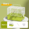 Portable Double Shoulder Bird Carrier Bag with Perch