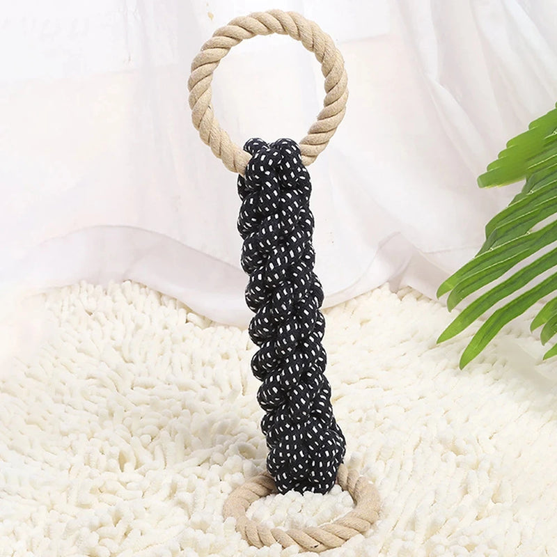 Double-Ring Cotton Rope Dog Toy