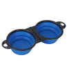 1-Piece 2-in-1 Foldable Travel Bowl for Dogs and Cats