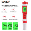 4-in-1 Digital Water Quality Tester for pH, TDS, EC, and Temperature