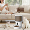 Dispensador automático de comida para mascotas con WiFi y capacidad de 4L