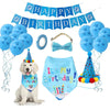 Pet Birthday Party Accessory Set with Bandana, Tutu Skirt & Hat