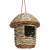 Handwoven Natural Grass Hanging Bird Nest for Small Birds