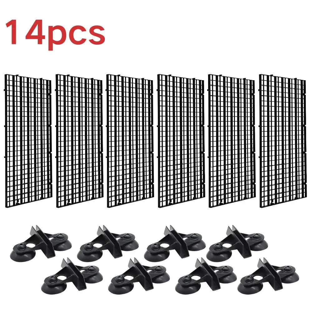 Modular Aquarium Divider Panel Set with Suction Cups