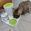 Two-in-One Automatic Pet Feeder and Water Dispenser with Large Capacity