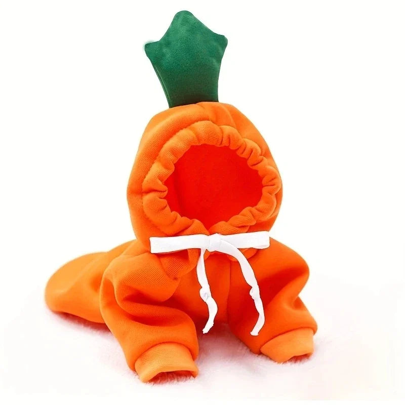 Fruit Print Fleece Dog Hoodie for Small Pets