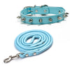 Studded PU Leather Dog Collar with Metal Accents