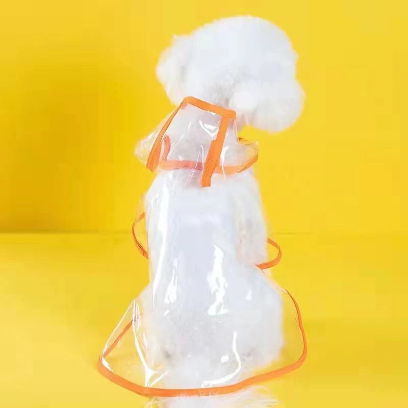 Impermeable con capucha para perros