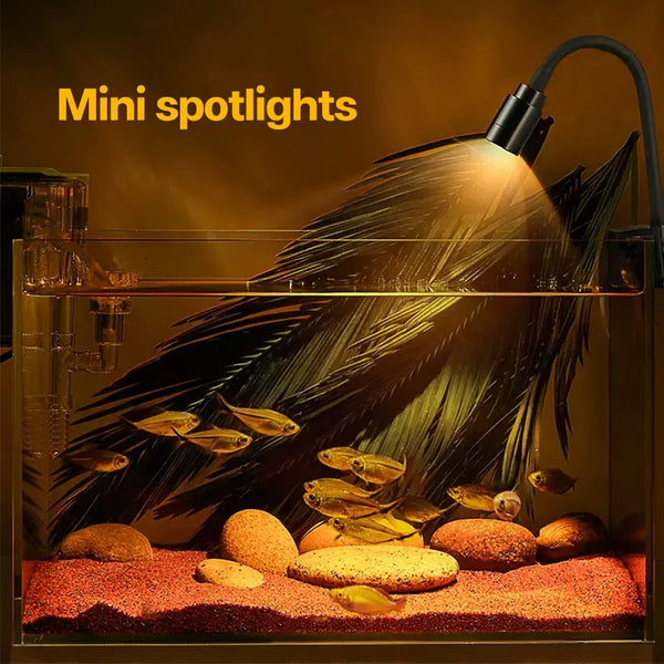 Lampe LED COB pour Aquarium à Alimentation USB et Design Compact