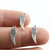 Antique Silver Wing Charms for Jewelry Making