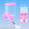 Hanging Bird Water Dispenser with Clear Bottle for Easy Monitoring