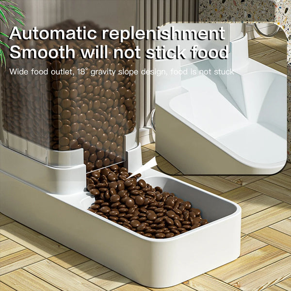 Automatic Cat Feeder and Water Dispenser for Cats and Dogs