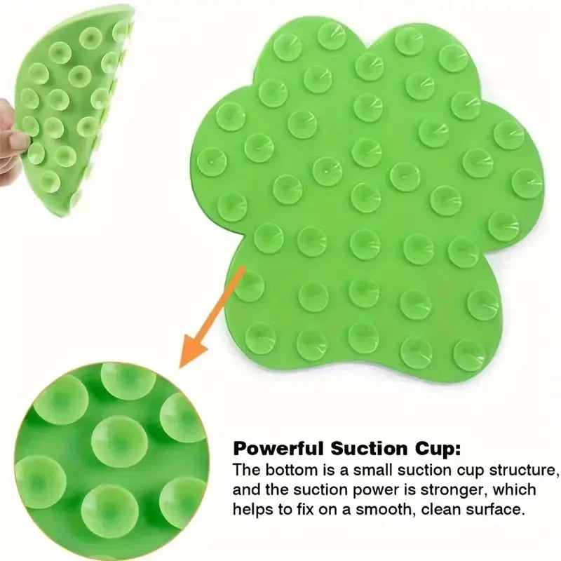 Silicone Pet Licking Mat with Suction Cups