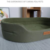 Waterproof Oxford Dog Bed with Removable Washable Cover