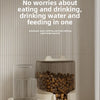 Gravity Pet Feeder and Water Fountain Set