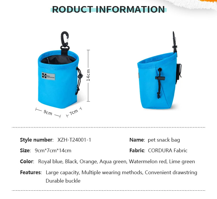 Portable Dog Training Snack Bag